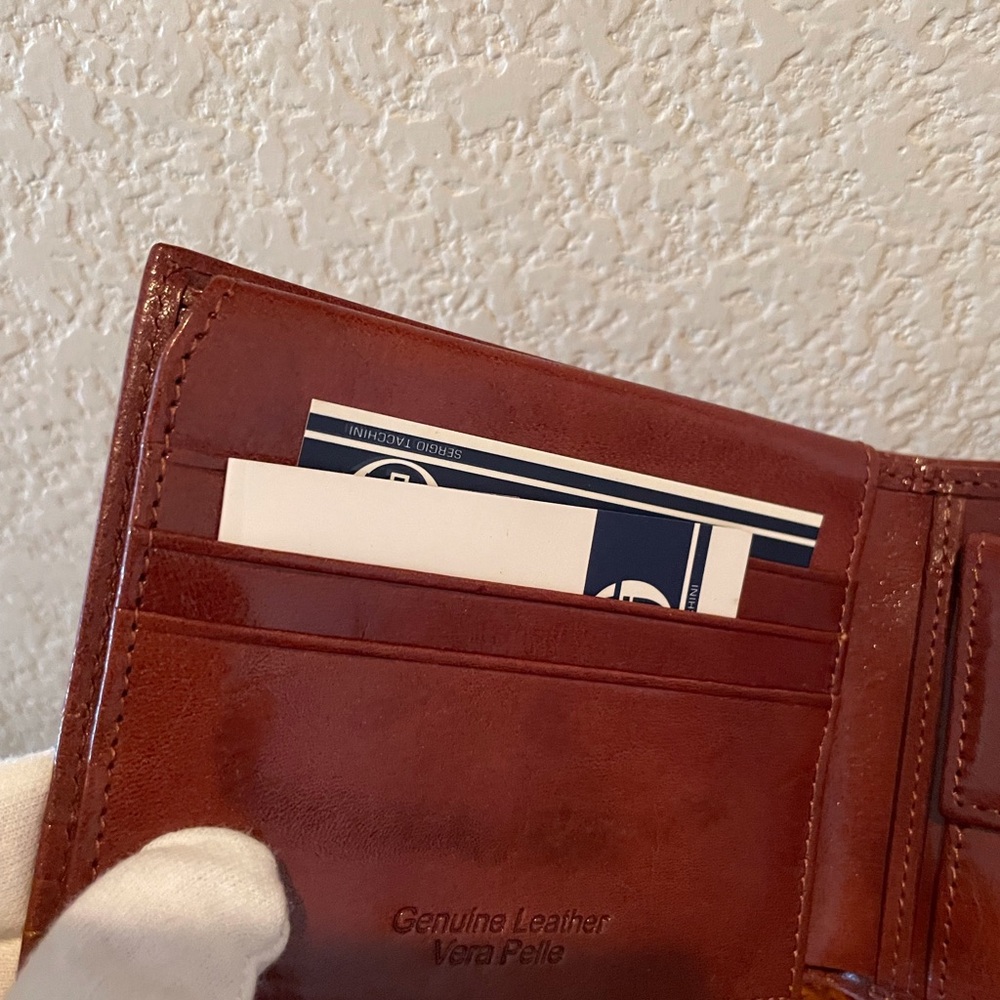Sergio Tacchini Brown Leather Wallet - Picture 4 of 9